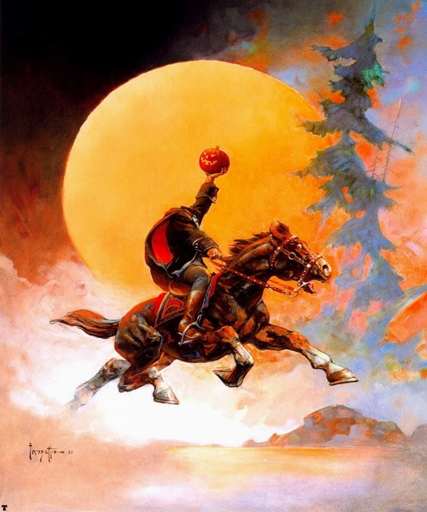 frank frazetta headless horseman II